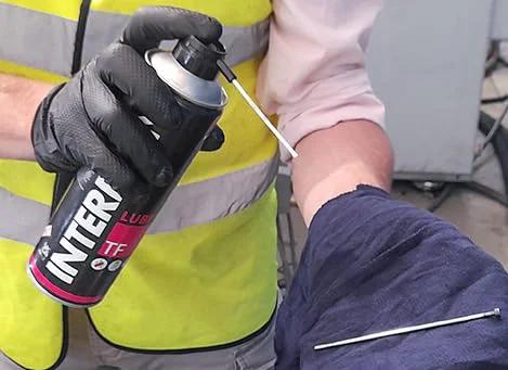 Dry Film Lubricant Lube TF For Industrial Machinery And Moving Parts Long Lasting Non Staining Wear Reduction Anti Corrosive Aerosol