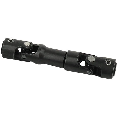 Hardened steel drive shaft for Beefed-Up All Metal Front Planetary Transmission with Prefixal Gearbox, black, for RC crawler upgrade.