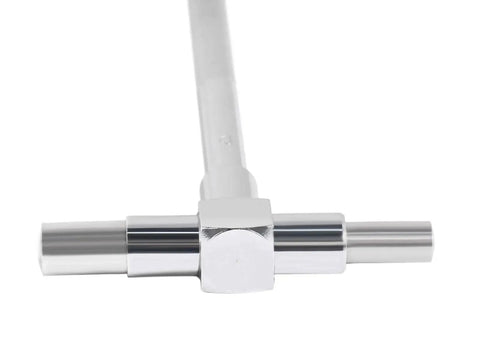 Close-up of Telescoping Gage Set Five Sixteenths To Six Inches Six Piece With Hardened Contact Points in rustproof steel.