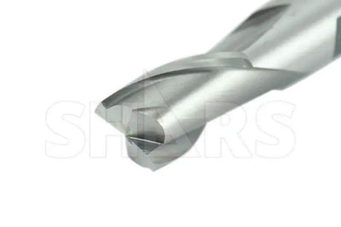5 Piece One Quarter Inch HSS End Mill Set With Three Eighths Inch Shank, Two Flute Double End Center Cutting End Mills, One Half Flute Length