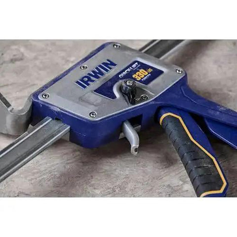 Side view of Quick Lift Construction Jack With 10 Inch Lift And 330 Lb Capacity, focusing on the grip and mechanism details.