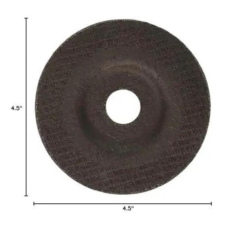 Heavy Duty Pro Grade Metal Grinding Wheel For 4-1/2 Inch Metalworking Projects, 1/4 Inch Thick, 7/8 Inch Arbor, Aluminum Oxide Disc