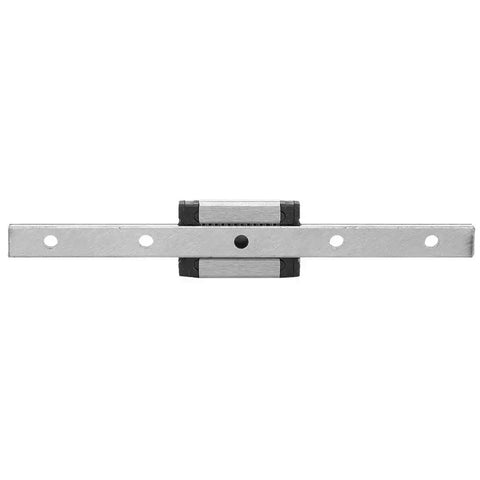 Front view of Compact Linear Guide Rail With Slider Block Carriage 75mm Stainless Steel 440C CNC Linear Motion System for precision equipment
