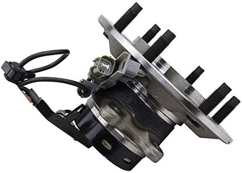 Side view of 2Pc Front Wheel Hub And Bearing Assembly With ABS For 2004-2008 Chevy Colorado 4x4 And GMC Canyon 4x4 Includes 515110 515111