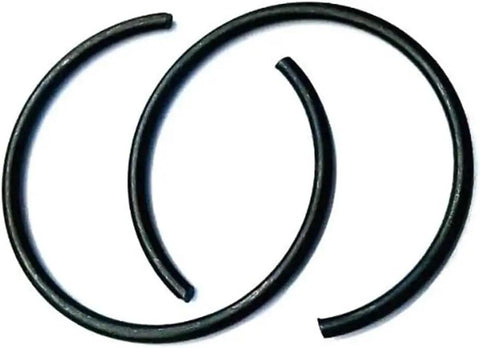 Round Wire Snap Rings Set Of 10 For Shafts And Holes 2mm Wire Diameter Spring Steel Retaining Circlips Fits OD 14mm To 113.5mm