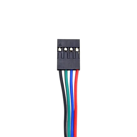 1 Meter Stepper Motor Cable Kit With 4 Pin XH 2.54 To 6 Pin PH 2.0 Extended Connectors For NEMA 17 Motors, close-up of connector