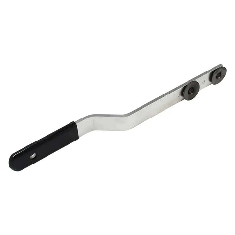 89565 Duct Stretcher Tool With Offset Body For Sheet Metal Work shown from side view, highlighting offset handle and sliding washers