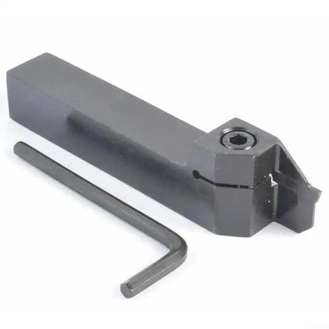 External Grooving Turning Tool Holder Kit with MGMN150-G Carbide Inserts, 100mm Shank, 16mm Diameter, wrench included