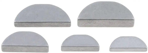 Drop In Woodruff Keys Set for Automotive Engines, Natural Finish, Size 13125, Durable Replacement Key Kit for Timing Gears and Sprockets