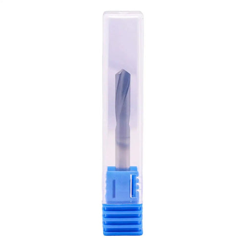 Pro Grade Solid Carbide Spotting Drill Set 5Pcs Three Sixteenth Inch Shank 2 Flute 120 Degree AlTiN Coated in packaging