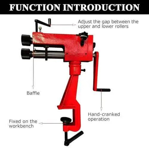 Function introduction of Bead Roller Kit For Sheet Metal 7 Inch Throat Forming Machine With 0.03 Inch 0.8 mm Capacity
