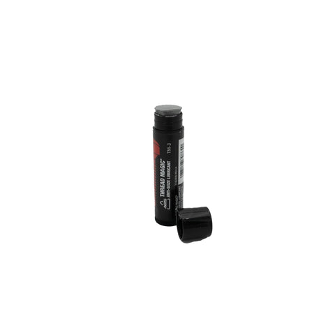 Pocket Size Thread Lube 0.15 Oz Anti Seize Lubricant In Balm Style Tube For Threads And Fasteners open with cap off
