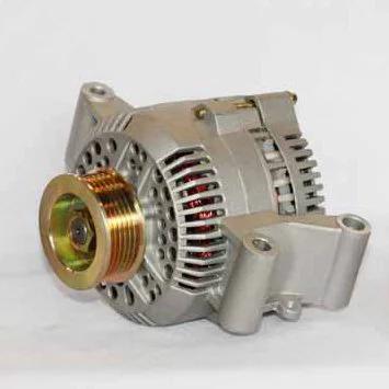 Side view of alternator replacement for 1991 2001 Ford Explorer with 100 percent new OE style specs, no core charge, plug and play fit