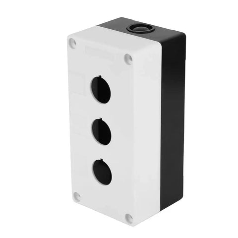 Rugged Outdoor Wall Mount Control Panel Enclosure with Flame Retardant ABS Construction, dust proof and weatherproof box, side view