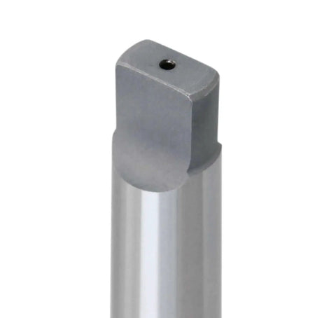Close-up of MT4 To Three Quarters Inch Weldon Shank Arbor For Annular Cutters With Key For Drill Press And Milling Machines From Accusize Industrial Tools