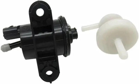 Fuel Pump With Filter For Ruckus And Metropolitan 50cc Scooters 2002 To 2016 Replacement Assembly Direct Fit Easy Install With Quality Tested Components 16710 Get 013, black and white components shown