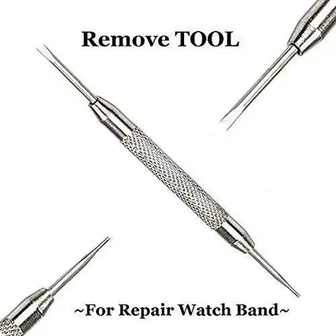 Quick Release Watch Spring Bar Pins 20 Piece Set 12Mm 14Mm 16Mm 18Mm 20Mm 22Mm 24Mm Stainless Steel With Watch Strap Repair Tool