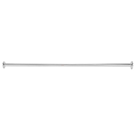 Stainless steel 304 sanitary spool tube with 1.5 in tri-clamp ends, 3/4 in OD, 36 in length
