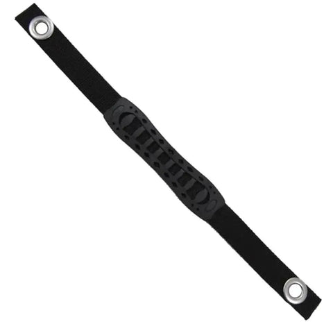 Technical Diving Metal Backplate Strap With Nylon Webbing And BCD Back Panel Handle, lightweight black scuba gear support