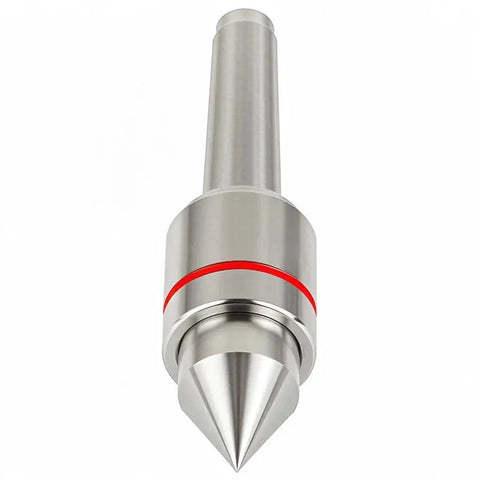 Beefy Heavy Duty 60 Degree 2MT Live Center for Lathe and CNC Milling Eumtenr Precision Rotary Live Center, hardened steel, Morse taper