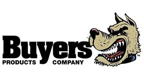 Buyers Products Company logo with stylized wolf illustration on the right.