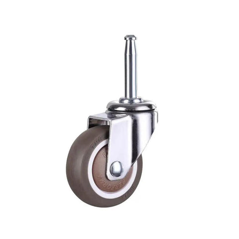 2 Inch Rubber Caster Wheel Set Of 4 With Five Sixteenth Inch By One And A Half Inch Stem And 20mm Socket Inserts For Furniture Crib Trolley Dining Car Casters Easy To Install Durable Quiet Rolling For Home And Workshop
