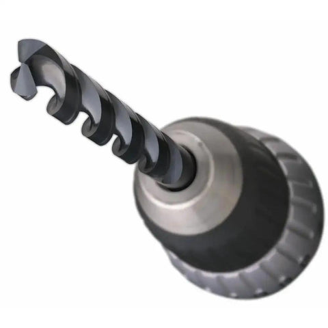 Speed Helix Black Oxide Drill Bit One Quarter Inch By Twelve Inch Extra Length Aircraft Drill Bit For Metal three times faster drilling and up to fifty percent longer life than high speed steel reduced shank options in jobber or stubby length