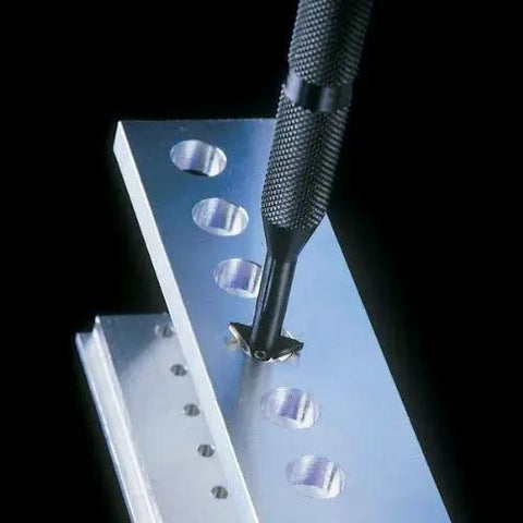 RC2200 Large Reversible Deburring Tool Holder Set With Steel Handle And R3 Blade deburring metal holes