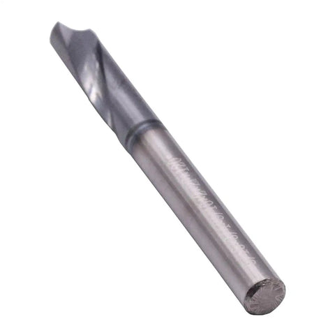 Pro Grade Solid Carbide Spotting Drill Set 5Pcs Three Sixteenth Inch Shank 2 Flute 120 Degree AlTiN Coated