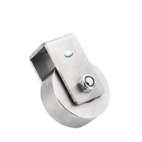 Heavy Duty Stainless Steel Sliding Track Roller Pulley For Doors And Showers, Directional Wheel Furniture Runners, Durable Sliding Door Hardware Kit