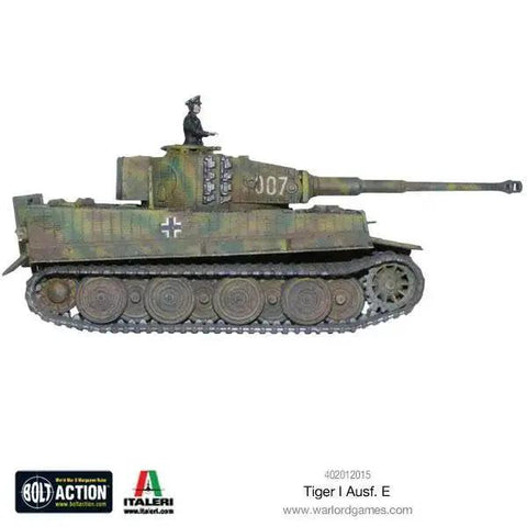 Tiger I Ausf E 1 To 56 Scale German Army Plastic Tank Kit For Bolt Action Tabletop Battles 28mm Miniatures