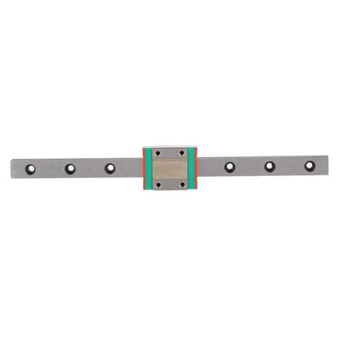 Small But Mighty Miniature Linear Rail Guide 12mm Wide With Slide Block 4 Point Contact for CNC, 3D Printer projects, 450mm length.