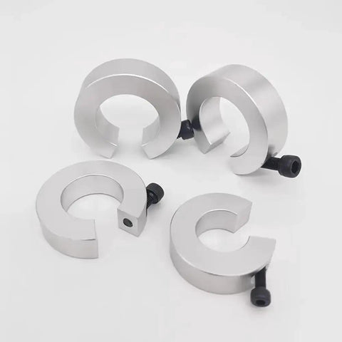 4 Pack SBR20 Linear Rail Stop Collars Aluminum Alloy Shaft Lock Rings 20mm Inner Diameter 40mm Outer Diameter 12mm Thick Pro Grade CNC Parts Tool