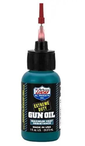 Extreme Duty Gun Oil 4oz bottle for high heat and friction firearms, maximum heat resistance lubrication, Made in USA