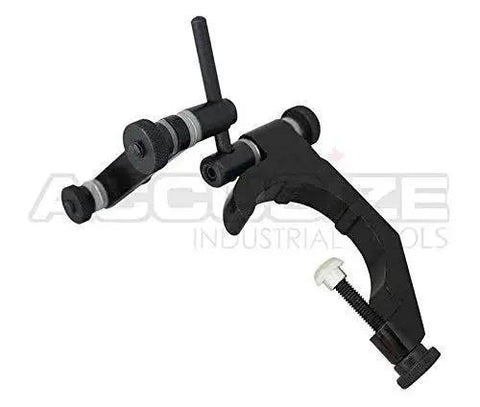 Universal Indicator Holder For Dial Test Indicator 0.03 In By 0.0005 In, Precision Clamping, Arm 4-1/2 In, Model He20-1501
