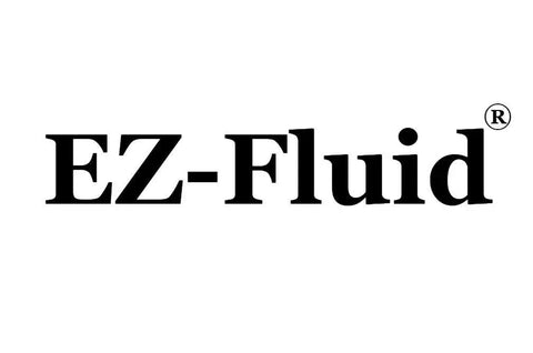 EZ-Fluid brand logo in black text on a white background
