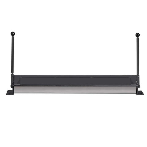 Front view of Box And Pan Brake 30 Inch Sheet Metal Bender For 18 Gauge Steel 0 To 135 Degree Adjustable Heavy Duty Aluminum Folder