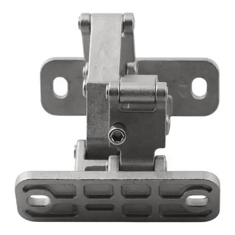 Stainless Steel 180 Degree Heavy Duty Door Hinge For Stone Fire And Thick Doors With High Load Capacity 70 Kg, front view showing durability