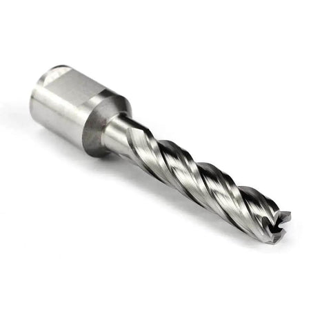Fast Seven Sixteen Inch HSS Annular Cutter With Two Inch Cutting Depth And Three Quarter Inch Weldon Shank Two Flats Pilot Pin
