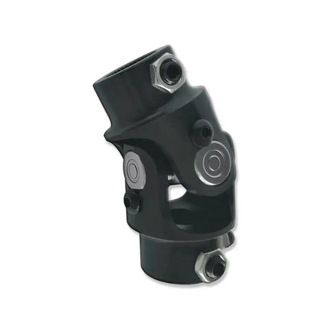 Heavy Duty Double D To Thirteen Sixteenth Inch Thirty Six Spline Universal Steering U Joint 83mm Length Black Steel