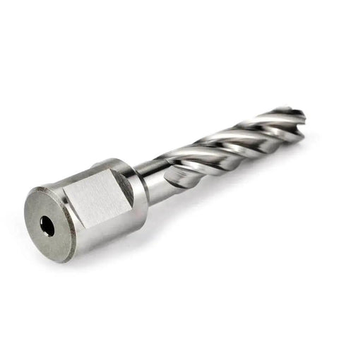 Fast Seven Sixteen Inch HSS Annular Cutter With Two Inch Cutting Depth And Three Quarter Inch Weldon Shank Two Flats Pilot Pin