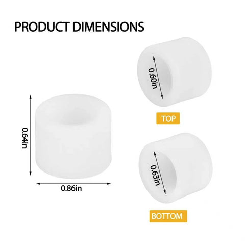Dimensions of 1/2 Inch Pex Expansion Rings F1960 Sleeves 10 Pack For Pex A Tubing Expansion Fittings Crimp Ring Connection