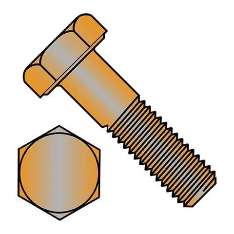 1/2 Inch 13 UNC Hex Cap Screw Silicone Bronze, 2-1/2 Inch Long, Beefy Heavy Duty Fastener For Marine And Industrial Projects