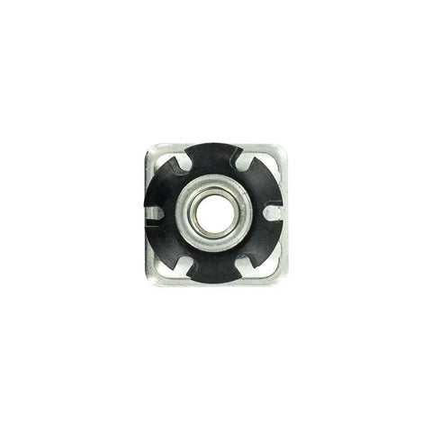 Threaded Caster Insert For 1 Inch Square Tube 16-18 Gauge, Heat Treated Steel, 3/8-16 Thread, Deep Set Mounting For Secure Fit