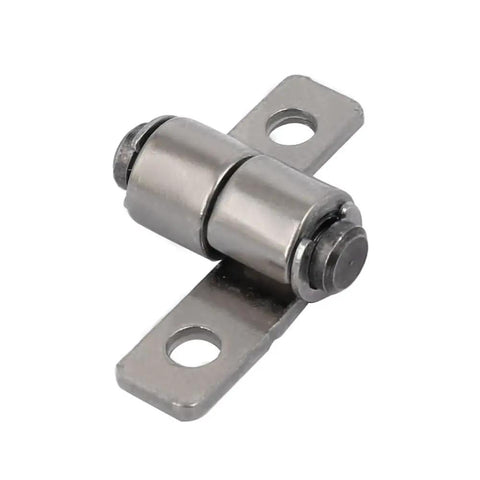 360 Degree Rotation Friction Hinge For Furniture, 18x28.5x8mm, silver tone, double mounting holes, easy install hardware.