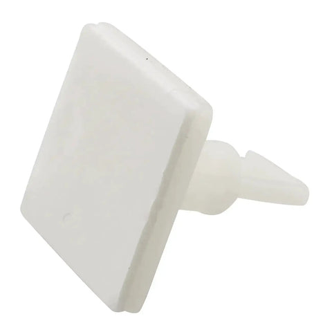 Sticky PCB Spacer Adhesive Standoffs Plastic Columns White 25 Pieces 20mm Square Base With 22.8mm Height Buckle Design
