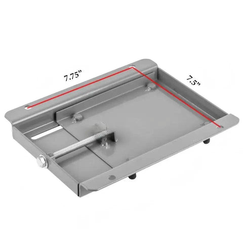 145T Frame Motor Slide Base for Worldwide Electric Motors Adjustable Mounting Plate and Motor Base Featuring 5.5 by 5 Inch Mounting Pegs