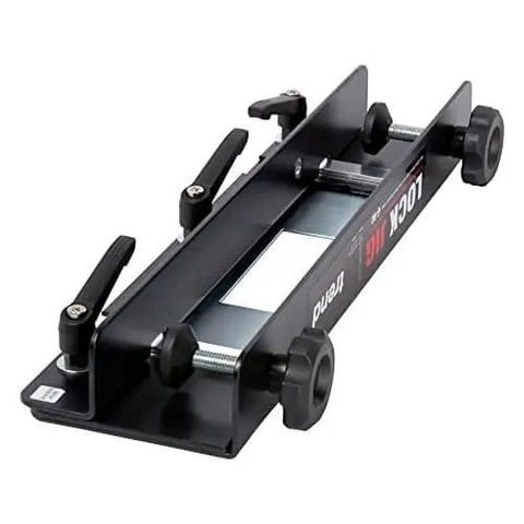 Pro Grade Lock Jig Kit For Routing Face Plate Recess And Mortise, Fast Tool Free Setup with Locking Levers, Adjustable Width from 1 11/32 to 2 9/32 in