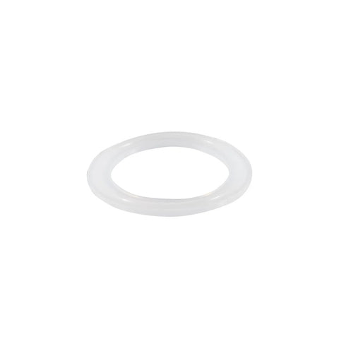 White silicone gasket ring for 1.5-inch sanitary tri-clamp fittings