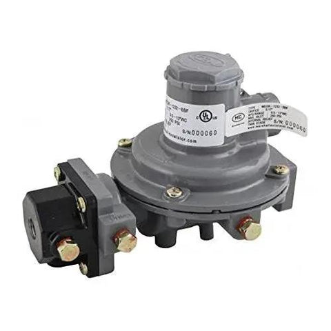 Two Stage Propane Regulator For LP Systems With Eleven Inch Water Column And Adjustable Output From Nine Point Five To Thirteen Inch